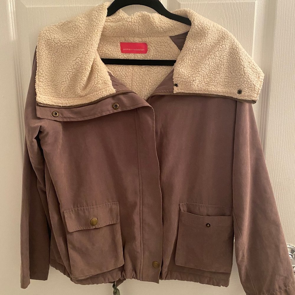 Suede/Fuzzy Pookie & Sebastian Jacket